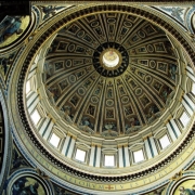 Vatikanas. Šv. Petro bazilikos skliautas