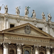 Vatikanas. Šv. Petro bazilikos portikas