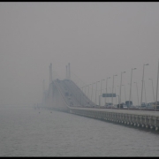 Makau. Taipos salą su žemynu jungiantis tiltas